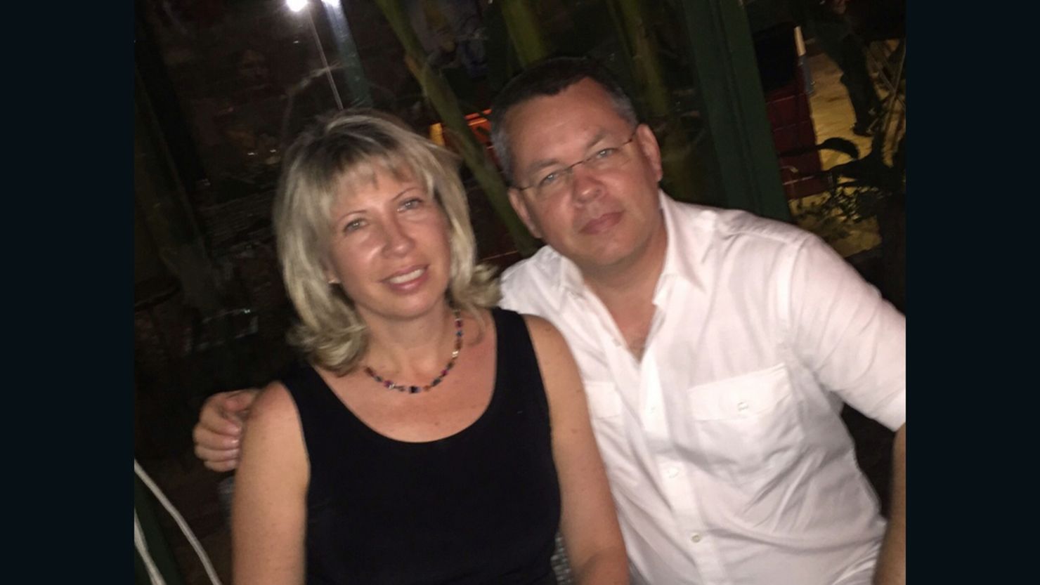 President Donald Trump and Vice President Mike Pence threatened to impose "large sanctions" on Turkey if they don't release Andrew Brunson, right, an American pastor who has been detained in the country.