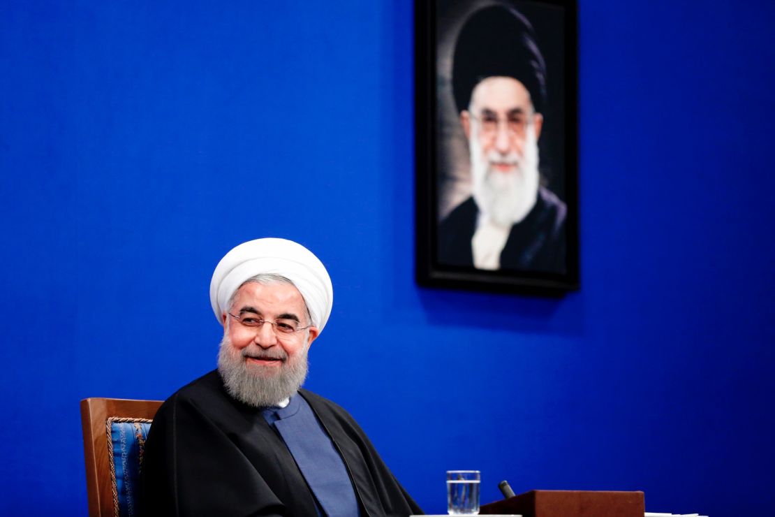 Rouhani won a second term as president in May.