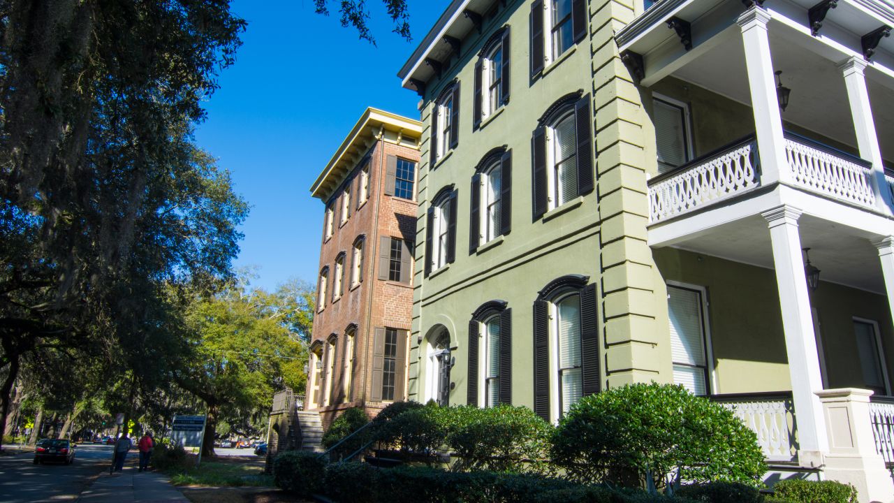 Savannah is a strolling city, where charming streets are lined with historic homes.