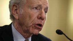 WASHINGTON, DC - JANUARY 15:  Former U.S. Sen. Joseph Lieberman (I-CT) testifies during a hearing before the House Homeland Security Committee January 15, 2014 on Capitol Hill in Washington, DC. The committee held a hearing on "A False Narrative Endangers the Homeland," focusing on the administration's narrative on the threat from al Qaeda.  (Photo by Alex Wong/Getty Images)