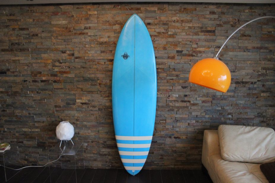 Since beginning his business, P.A. Surfboards, in 2010, Abbas has made over 100 surfboards.