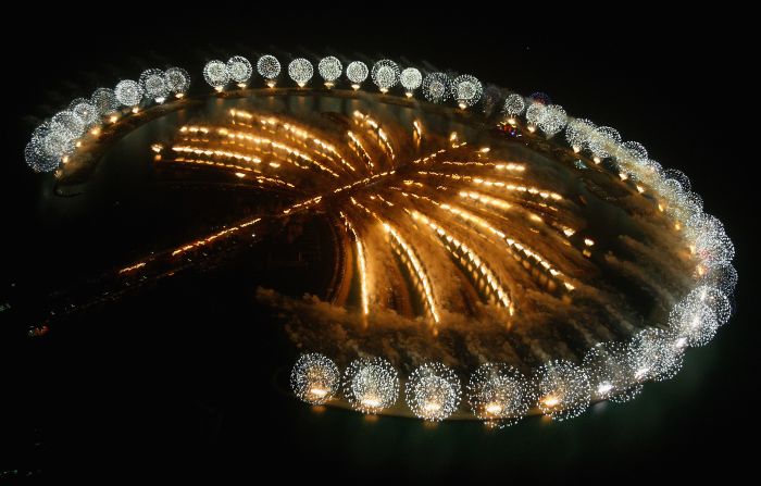 Dubai celebrates the landmark grand opening of Atlantis, The Palm Resort in 2008.