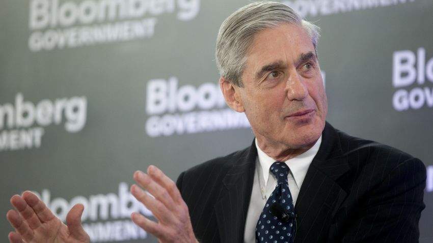 Robert Mueller, former director of the Federal Bureau of Investigation (FBI), speaks during a Bloomberg Government cybersecurity conference in Washington, D.C., U.S., on Tuesday, June 3, 2014.