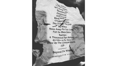 Soundgarden Detroit setlist
