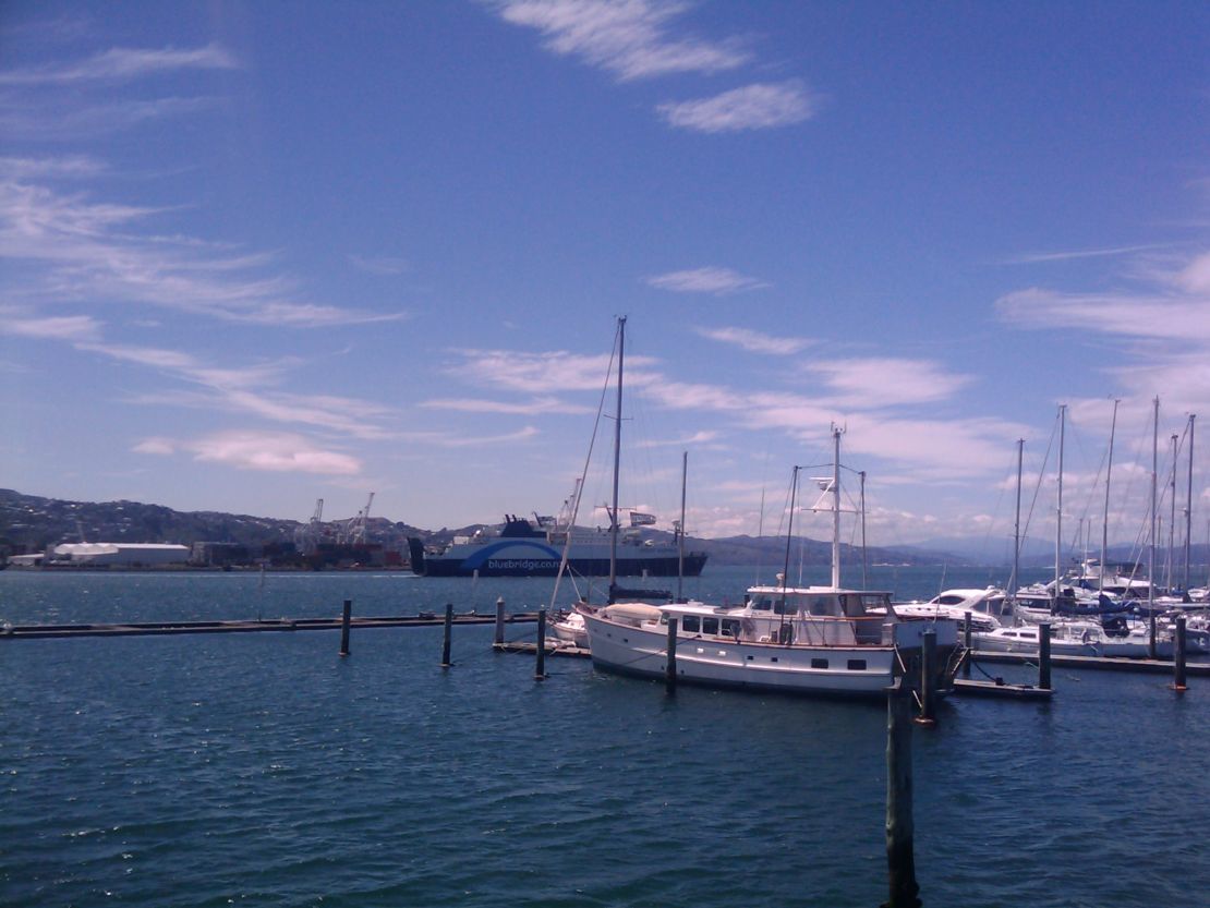 Waterfront views in Wellington.