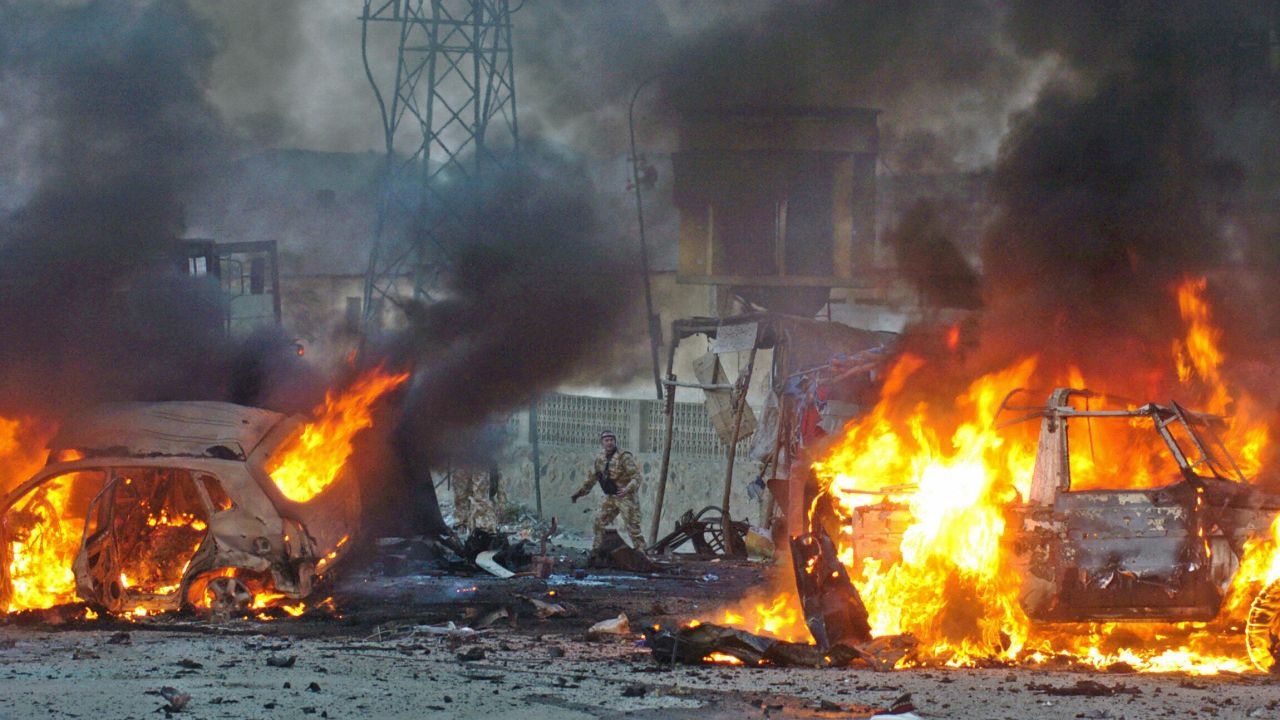 Several people were killed in Kabul after a pair of suicide bombings on November 14, 2005.