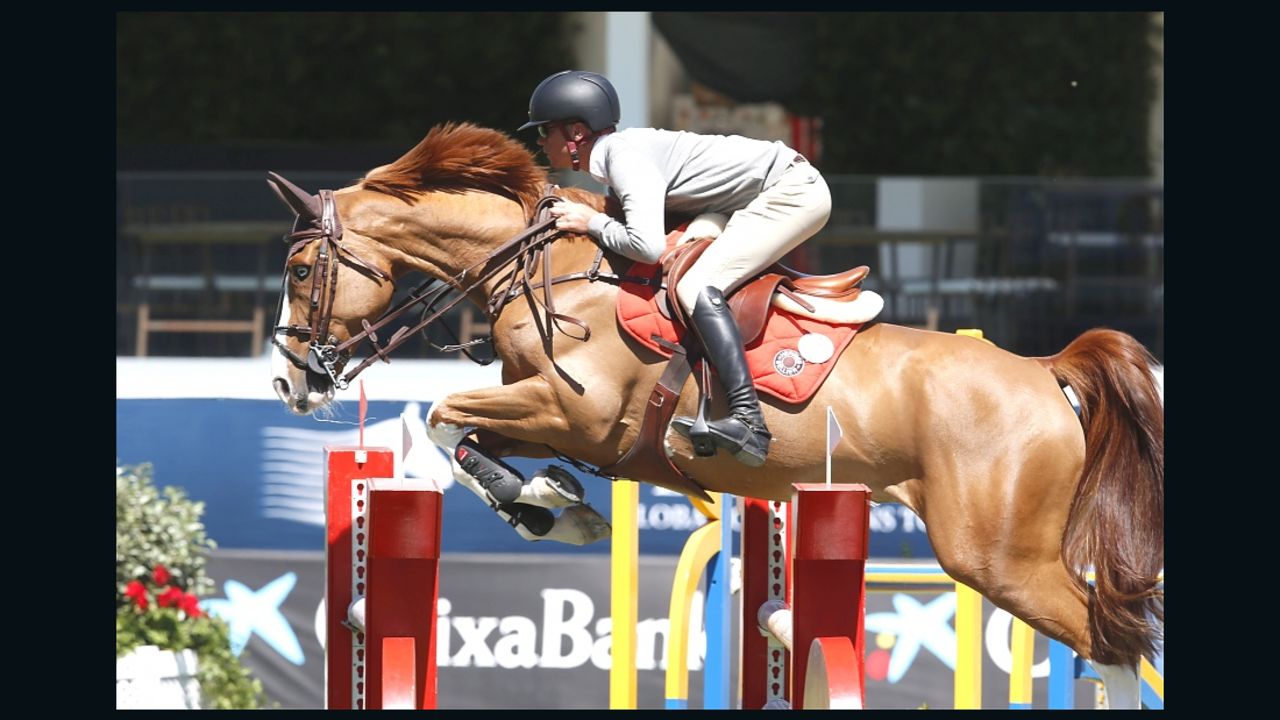 MADRID, SPAIN - MAY 03:  Sergio Alvarez Moya competes at Global Champion Tour on May 3, 2014 in Madrid, Spain.  (Photo by Paolo Blocco/Getty Images)