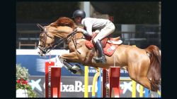 MADRID, SPAIN - MAY 03:  Sergio Alvarez Moya competes at Global Champion Tour on May 3, 2014 in Madrid, Spain.  (Photo by Paolo Blocco/Getty Images)