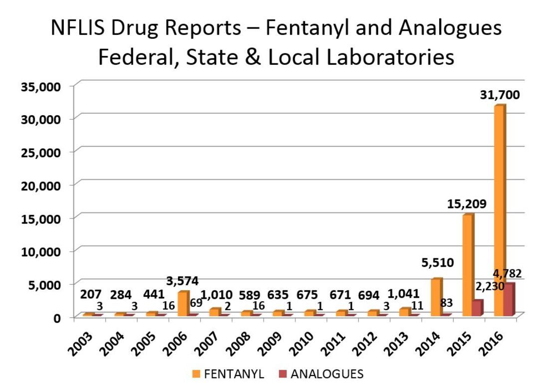 Fentanyl and Analogues from Federal, State & Local Laboratories