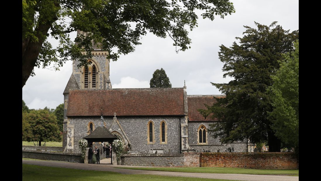 St. Mark's Church in Englefield, England, was the venue for the ceremony.