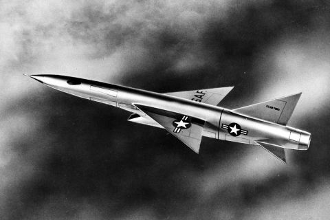 The Century Series didn't include an F-103. But there was one on the drawing board. Republic Aviation drew this illustration of an XF-103, which -- if it had been greenlighted -- would have been a single-seat jet designed to fly three times the speed of sound, about 2,300 mph -- faster than any fighter jet in regular service today.