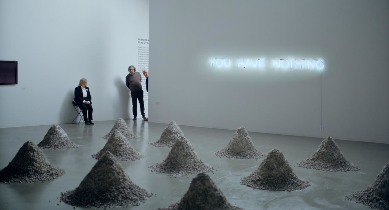 "You Have Nothing," a fictional installation that plays true to life.