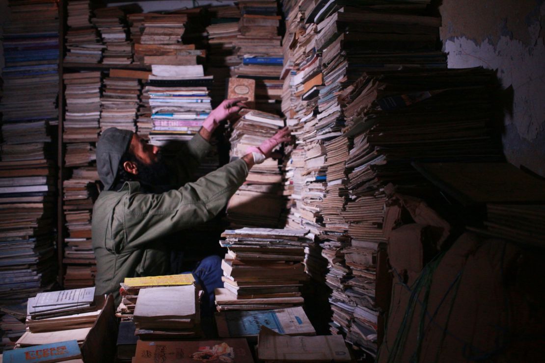 Hamzeh AlMaaytah runs a 24/7 bookstore in Jordan's capital, Amman.  