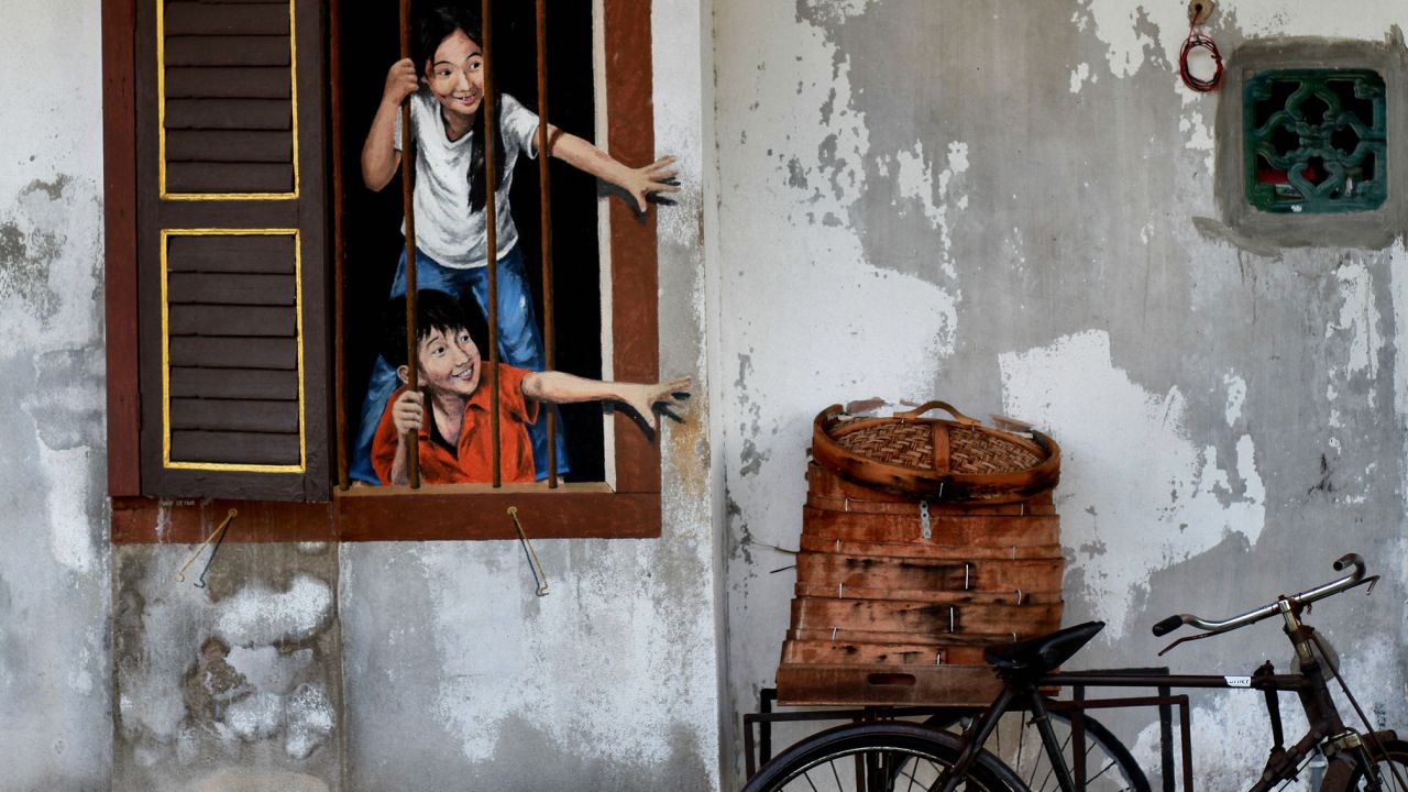 George Town is renowned for its street art by Ernest Zacharevic -- and its street food