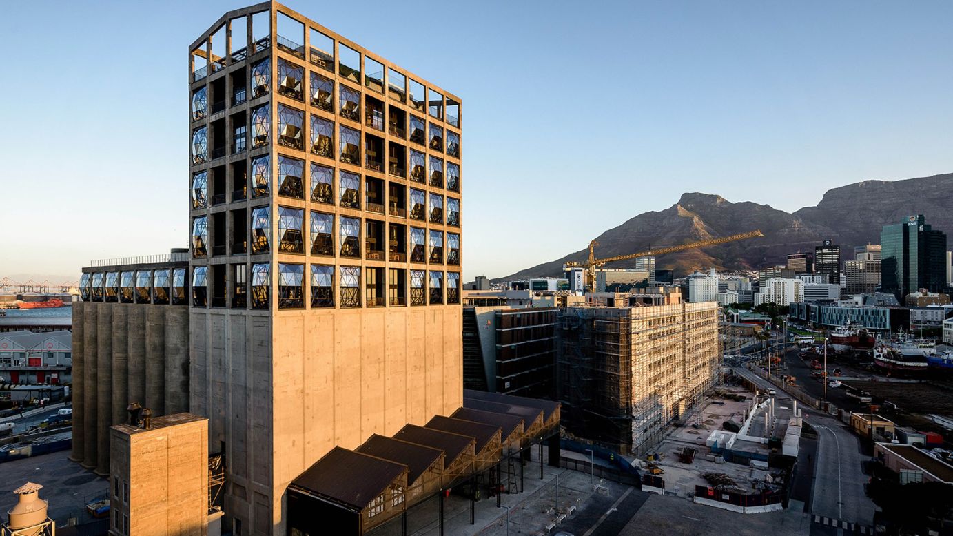 <strong>A new Cape Town landmark: </strong>Architect Thomas Heatherwick spearheaded the exterior revamp, preserving the heritage building's original appearance with showstopping geodesic convex windows.