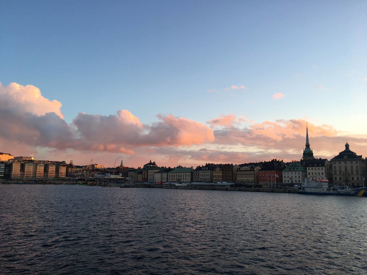The sunset view of Stockholm from af Chapman can't be rivalled.