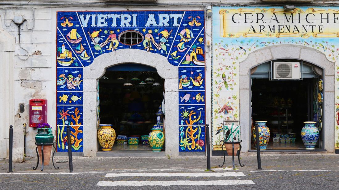 <strong>Ceramics capital: </strong>Vietri sul Mare is the ceramics capital of Campania -- even the royal court of Naples was its client. It's still packed with decorative tile shopfronts selling ceramics of all shapes and sizes.
