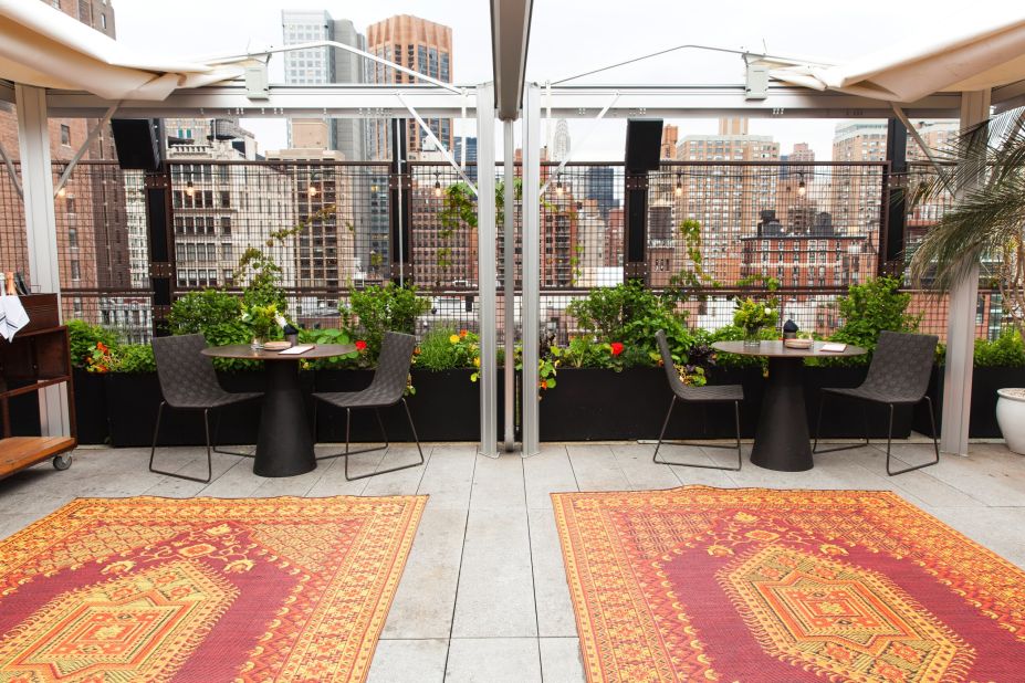 The Roof at Park South atop the Park South Hotel has a drinks menu from beverage director Ted Kilpatrick.