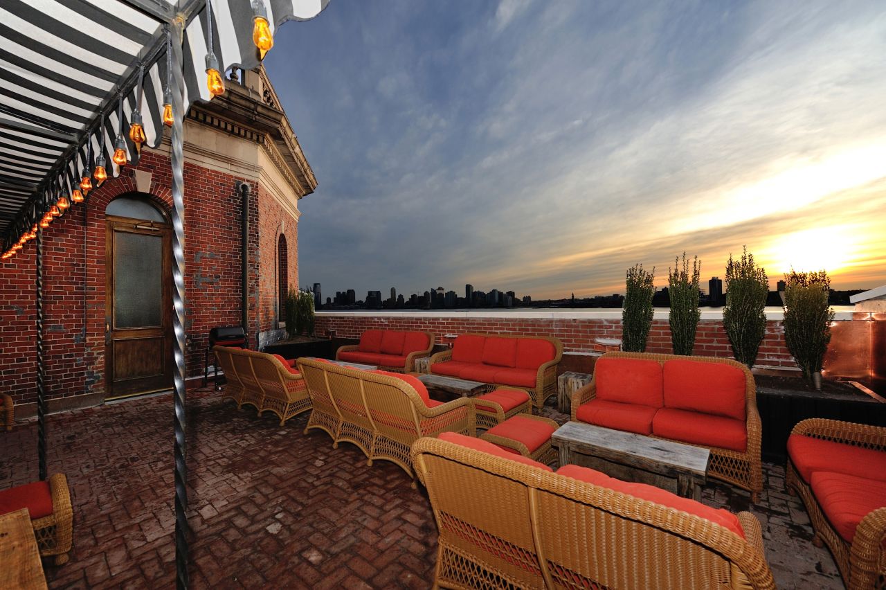 The Jane Rooftop -- which was once RuPaul's apartment -- offers amazing views of the Hudson River and downtown waterfront.
