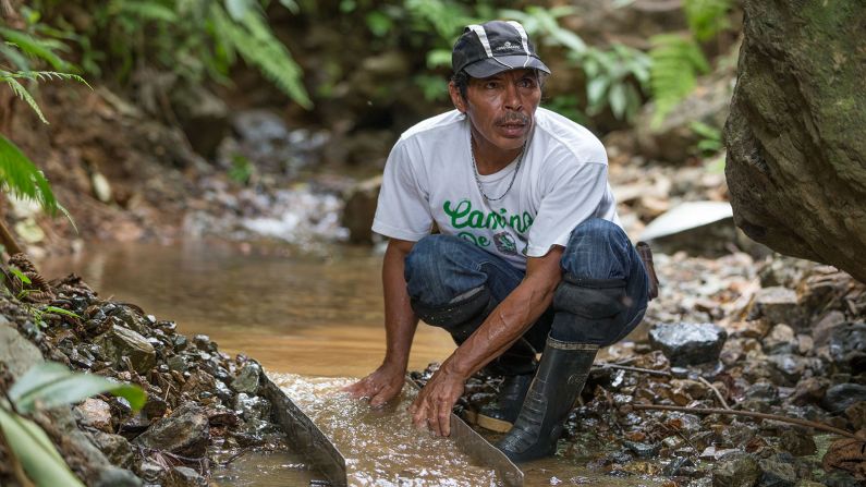The Osa Peninsula has been one of Costa Rica's largest and most prolific gold-bearing regions for nearly a century. Juan Cubillo Gomez, an artisanal orero (gold miner), runs a gold mining attraction on the Camino del Oro, on the outskirts of Rancho Quemado.  