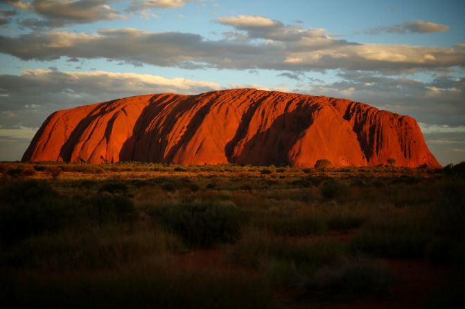 <strong>Uluru, Australia:  </strong>Uluru, the giant monolith in Australia's Red Centre, will be closed to climbers from October 26. The decision was made out of respect for the land's traditional owners, the Anangu people, who regard it as a sacred site.  