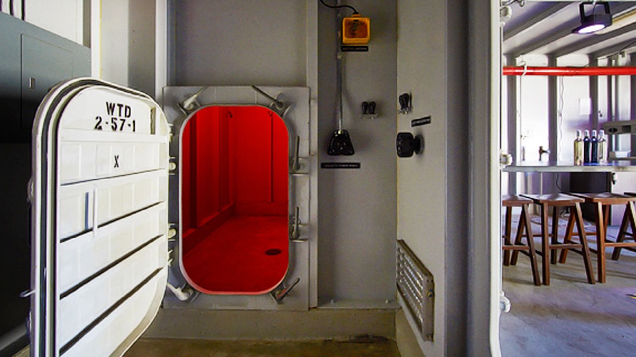 Sottomarino Winery: New life for an old submarine training vessel.