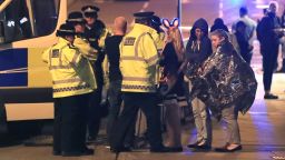 Manchester Arena incident. Emergency services at Manchester Arena after reports of an explosion at the venue during an Ariana Grande gig. Picture date: Tuesday May 23, 2017. See PA story POLICE Explosion. Photo credit should read: Peter Byrne/PA Wire URN:31415965