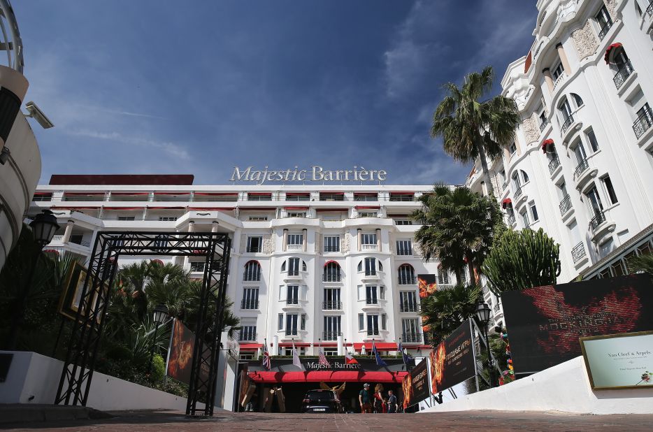 <strong>Majestic Barriere: </strong>The Majestic Barriere, located closest to the Palais des Festivals, is another of Cannes' great hotels. It's also the most convenient place for many stars to get ready for the red carpet. Actors and actresses may arrive at the hotel through the front, but for gala screenings they'll exit via a discreet rear entrance with a waiting motorcade feet away.