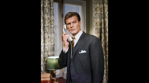 Moore appears in an episode of the British TV series "The Saint" circa 1963. He starred as Simon Templar from 1962 to 1969.