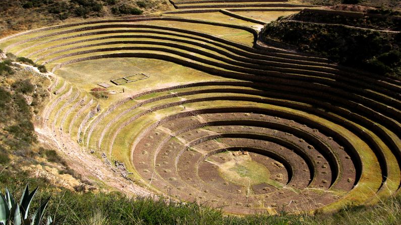 <strong>Moray: </strong>Arguable the most fascinating Inca site, Moray's hilltop amphitheater is made of a series of descending concentric rings. Each level, experts believe, simulated a different altitude, allowing the Incas to experiment with different crops for their vast empire. (<a href="index.php?page=&url=https%3A%2F%2Fwww.flickr.com%2Fphotos%2Fbilldamon%2F4769830088%2Fin%2Fphotolist-8guCiN-6L2aFj-3efZAx-gC2N62-gC24Qx-2zrnUm-53fBjh-GCLqGT-GCKn5p-7t2U4H-8W7B9y-53fByL-9DqUc7-4aYD6w-gTv2Ud-3s7f6-9tiY3v-5tnX1F-bEmsft-54k39v-7NqhUs-nmqPTb-6uVKGd-UP3u6P-hdBATd-S2M3Te-4rRbG3-4UnpsG-8j7kNc-6uVEps-bthhJD-HHxpf-7UwgBe-bEms1P-aR6ZdD-6P5Xrq-bsvNKT-8cBWAQ-4EjGhb-7NqhUA-2zroXC-RNdd1U-8Qyx11-bstb2c-dVsAU2-dxHLnc-4YHwgX-5n7WYe-5nccZG-nxuJg2" target="_blank" target="_blank">Bill Damon</a>/Flickr/CC by 2.0)
