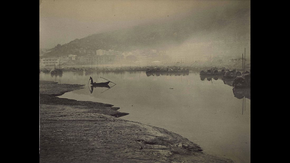 Fan Ho captures daybreak at Causeway Bay, on the south of Hong Kong Island.