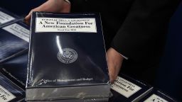 WASHINGTON, DC - MAY 23:  Stacks of President Donald Trump's FY2018 budget proposal are seen during a photo availability May 23, 2017 on Capitol Hill in Washington, DC. President Trump has sent his FY2018 budget proposal request to the Congress.  (Alex Wong/Getty Images)