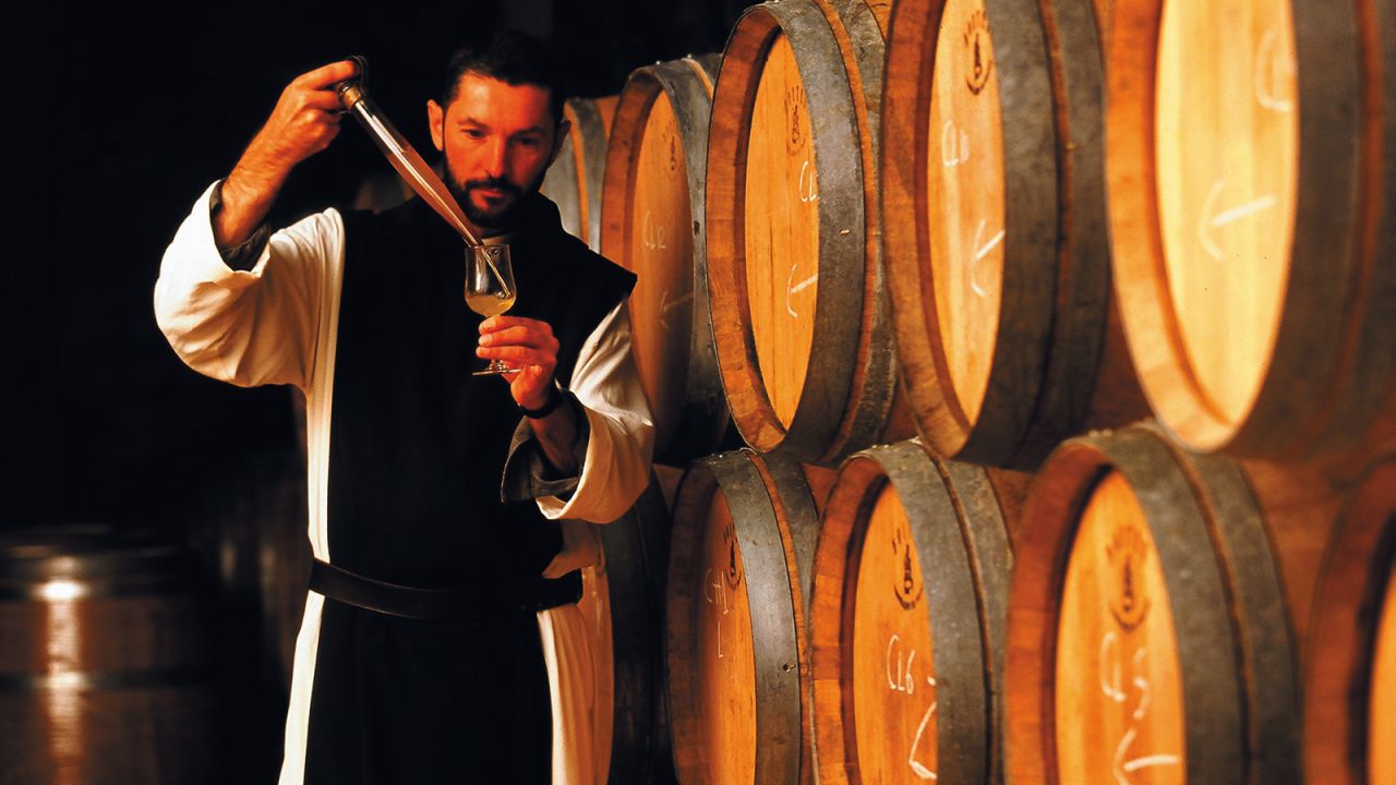 The Cistercian brothers produce award-winning wines. 
