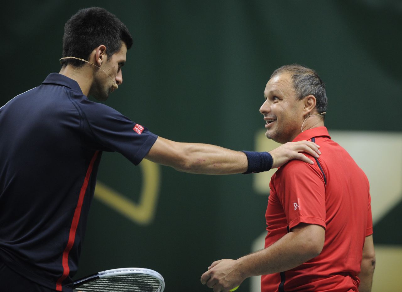 Former Czechoslovakia tennis player Marián Vajda coached Djokovic for over a decade, guiding his charge to 12 grand slam titles. The two parted ways in May 2017 as Djokovic sought "shock therapy" and a fresh direction ahead of the French Open.