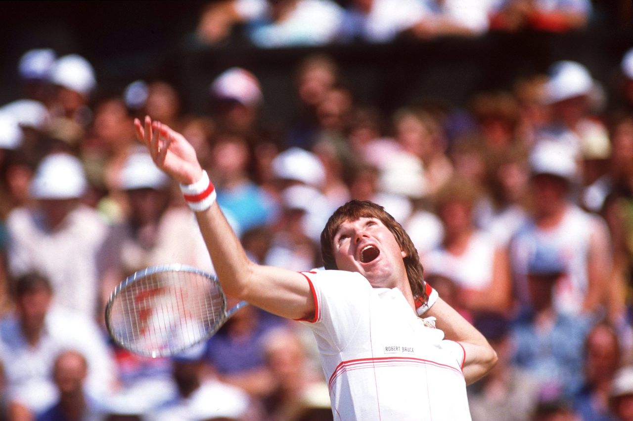 Eight-time major winner Jimmy Connors, however, balanced the two "brilliantly," says Jones. "He used to coordinate his power shots to his grunts beautifully."