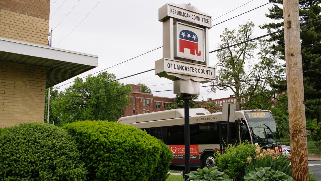 In Lancaster County, 57% of voters chose Trump in 2016.