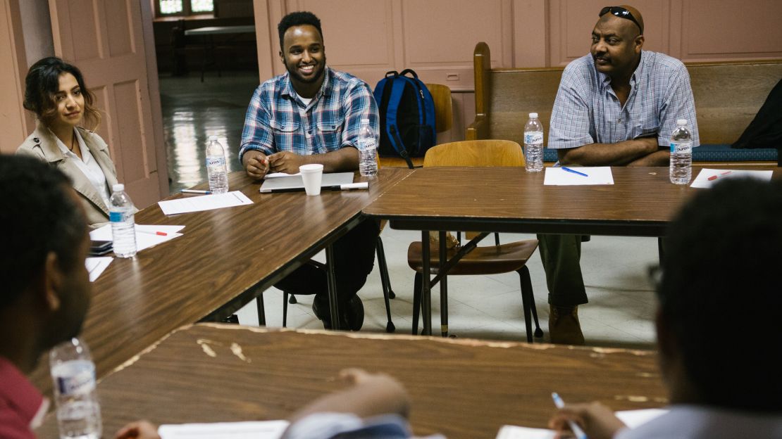 Somalian refugee Mustafa Nuur, 24, spent 10 years in a refugee camp before settling in Lancaster.