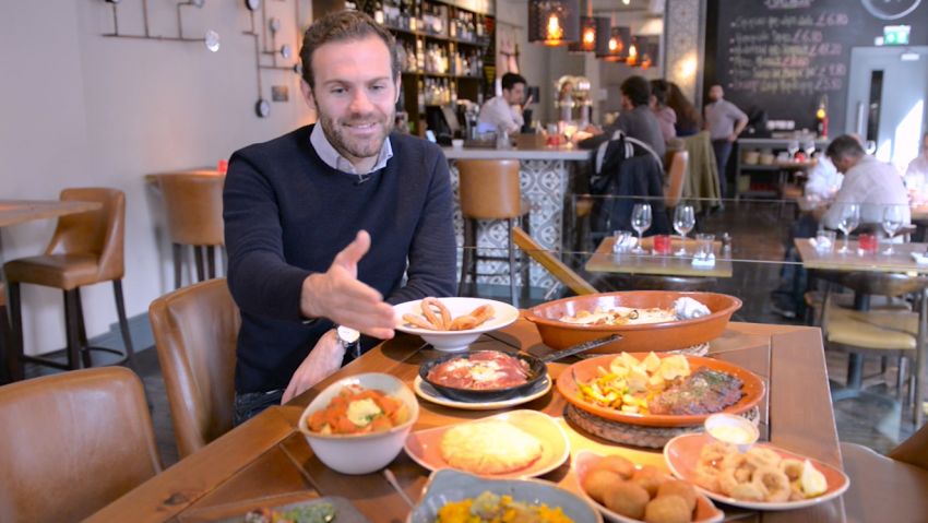 juan mata food tease