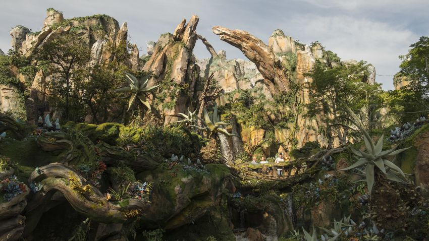 Pandora - The World of Avatar at Disney's Animal Kingdom brings a variety of experiences to the park, including the family friendly Na'vi River Journey attraction, the thrilling Flight of Passage attraction, as well as new food, beverage and merchandise locations. Disney's Animal Kingdom is one of four theme parks at Walt Disney World Resort in Lake Buena Vista, Fla. (David Roark, photographer)