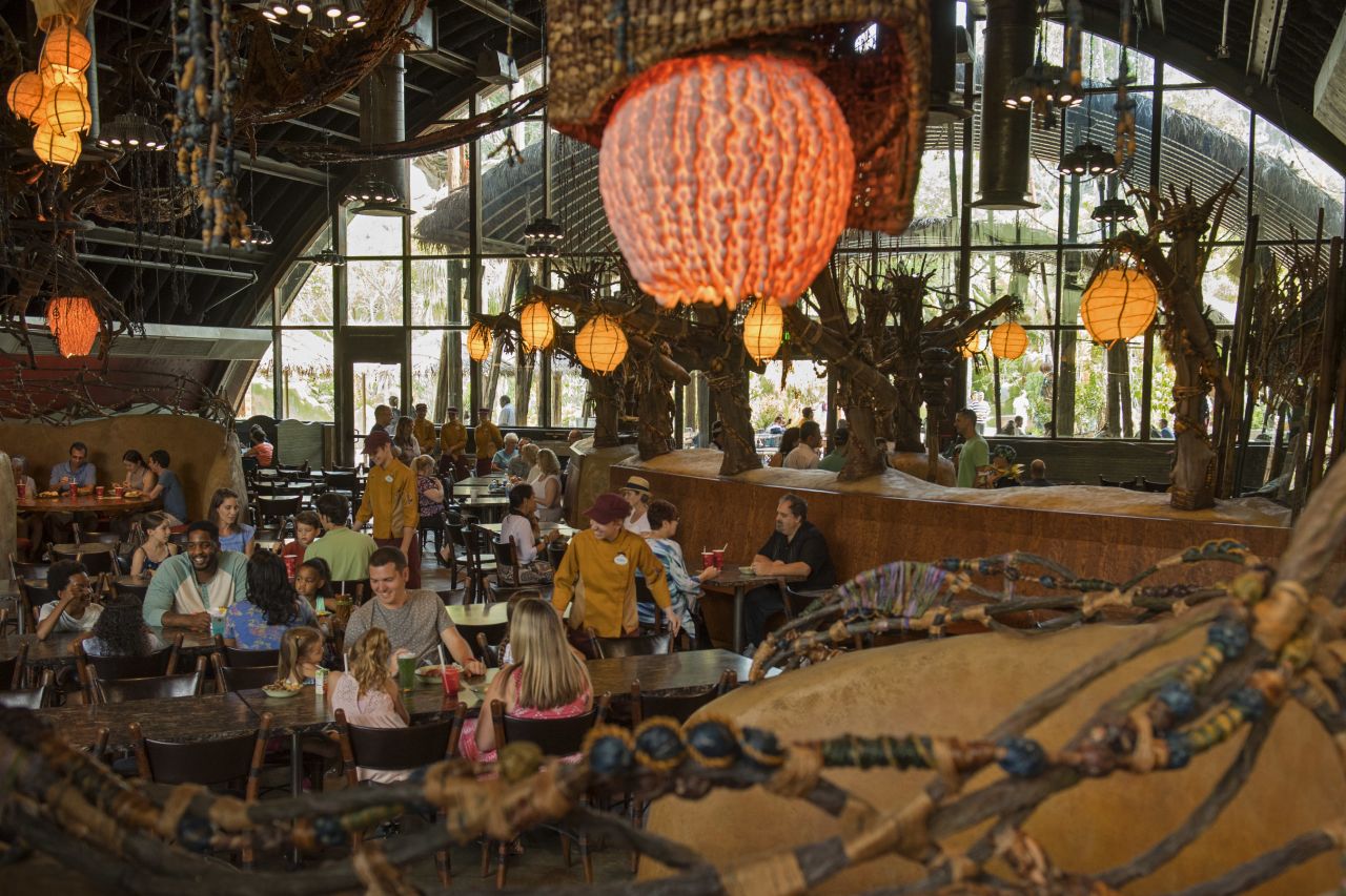 Satu'li Canteen features fast casual dining within a Quonset-hut structure. 