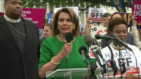 trump budget proposal nancy pelosi disgraceful tear it up sot _00005401.jpg