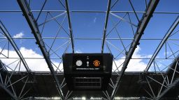 STOCKHOLM, SWEDEN - MAY 24:  The stage is set for the UEFA Europa League Final between Ajax and Manchester United at Friends Arena on May 24, 2017 in Stockholm, Sweden.  (Photo by Mike Hewitt/Getty Images)