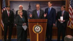Senate Democrats Schumer CBO health care reaction 01