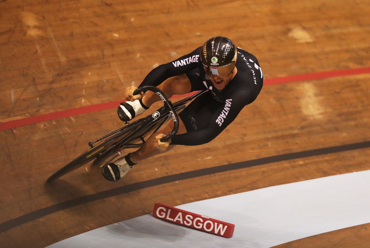 "The speed's very similar, and I'm still pedaling, the only difference is I'm now outside," says Van Velthooven, who also boasts World Championship and Commonwealth Games medals.