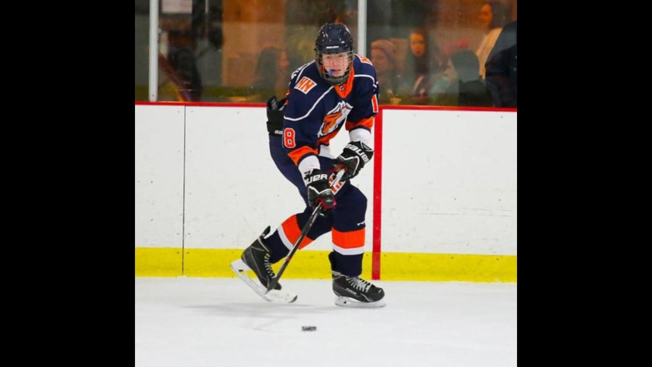 Corey was an honors student who loved hockey.