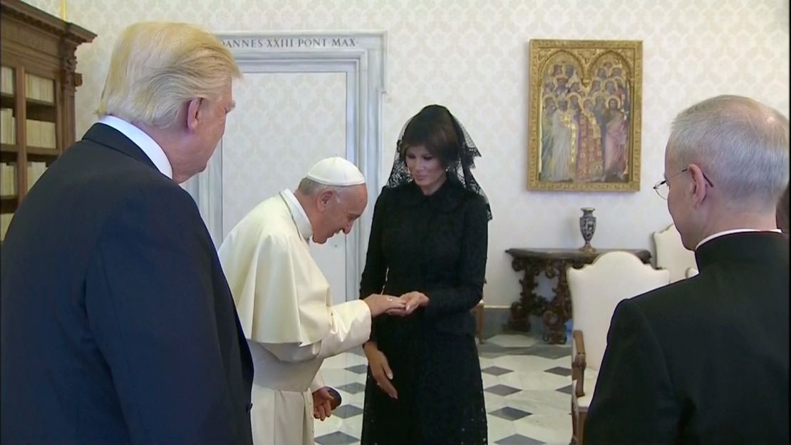 Melania Trump Pope