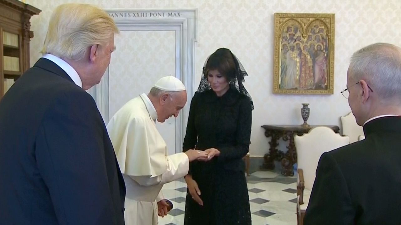 Melania Trump Pope