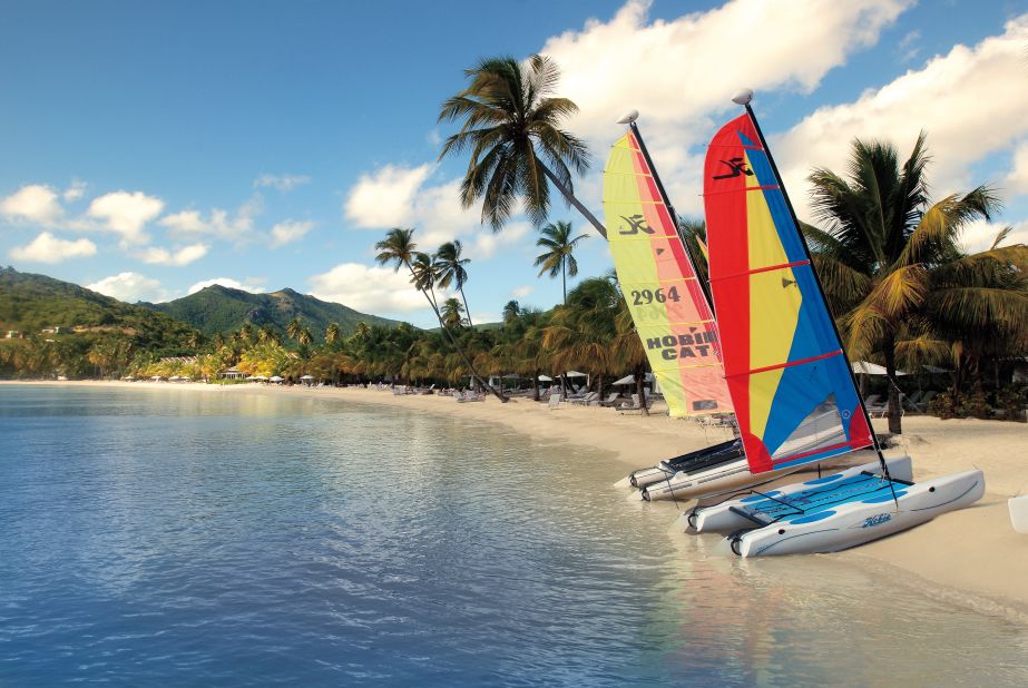 <strong>Carlisle Bay: </strong>This Antigua resort is set up in two zones -- one for couples and another for families. Everyone gets the same access to the serene private beach.