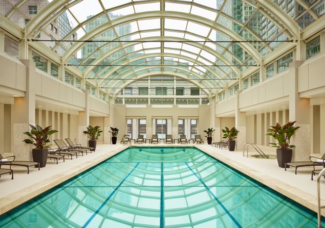 <strong>Palace Hotel</strong><strong>: </strong>A 60-foot-long covered pool is one of this San Francisco hotel's biggest draws for kids. It's also within reach of many of the city's all-ages attractions.