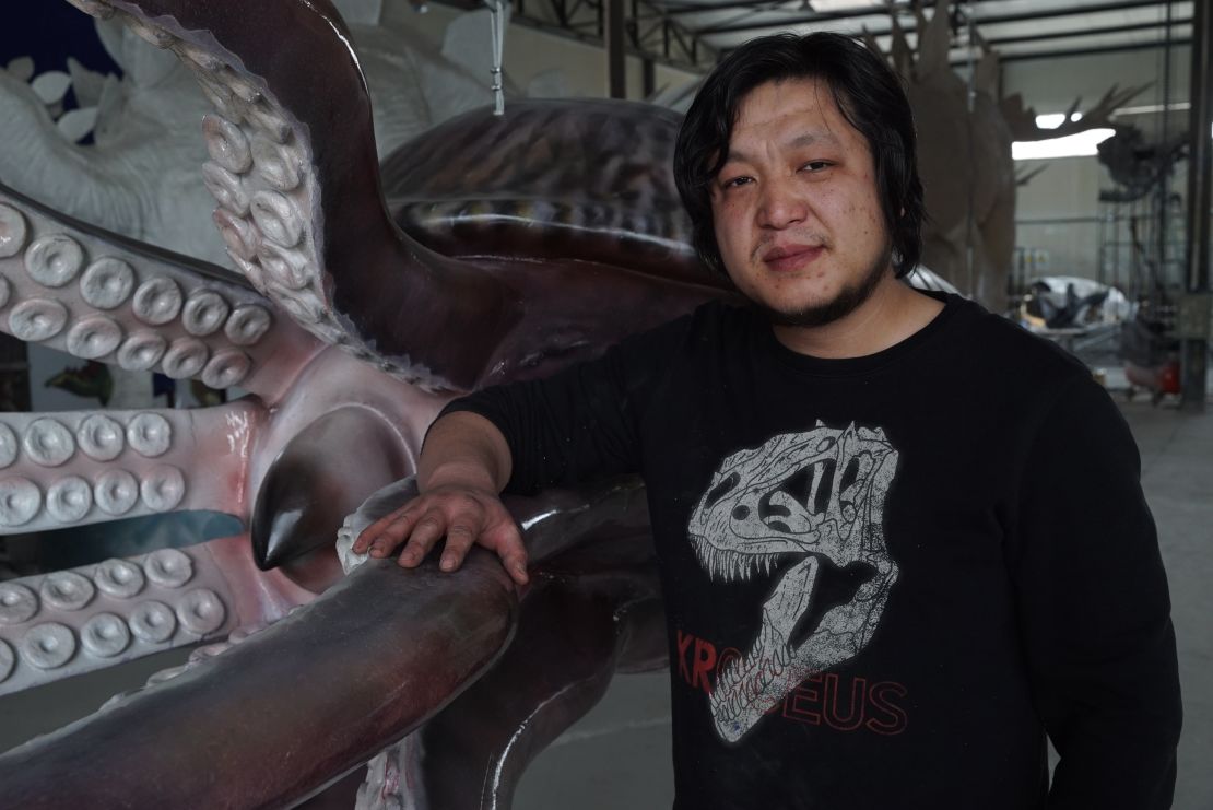 Zhao Chuang pictured at his studio. 